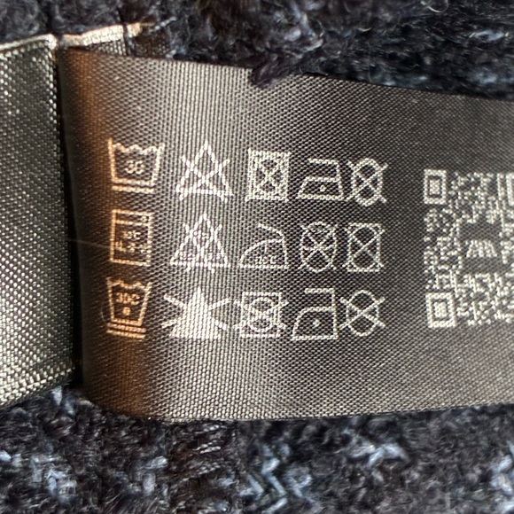 NWT. Zara Blue Belted Textured Short Dress. Size L. - Picture 8 of 9